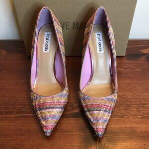 Steve Madden Vivacious PNK Multi Pointed Toe Stiletto